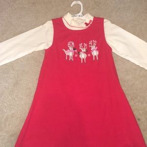 christmas girls dress